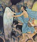 Eurydice Canvas Paintings - Orpheus and Eurydice